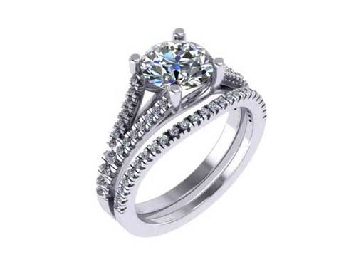 Engagement Ring, Diamond Ring, Wedding Ring, Bridal, Jewelry, Brilliant Diamond, Side Diamonds, White Gold